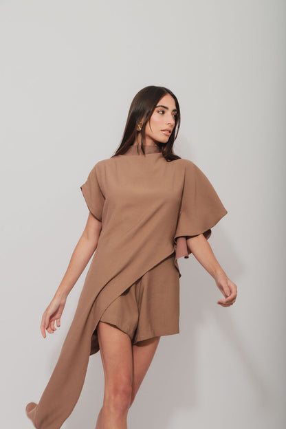 Conjunto Chloe Marrom